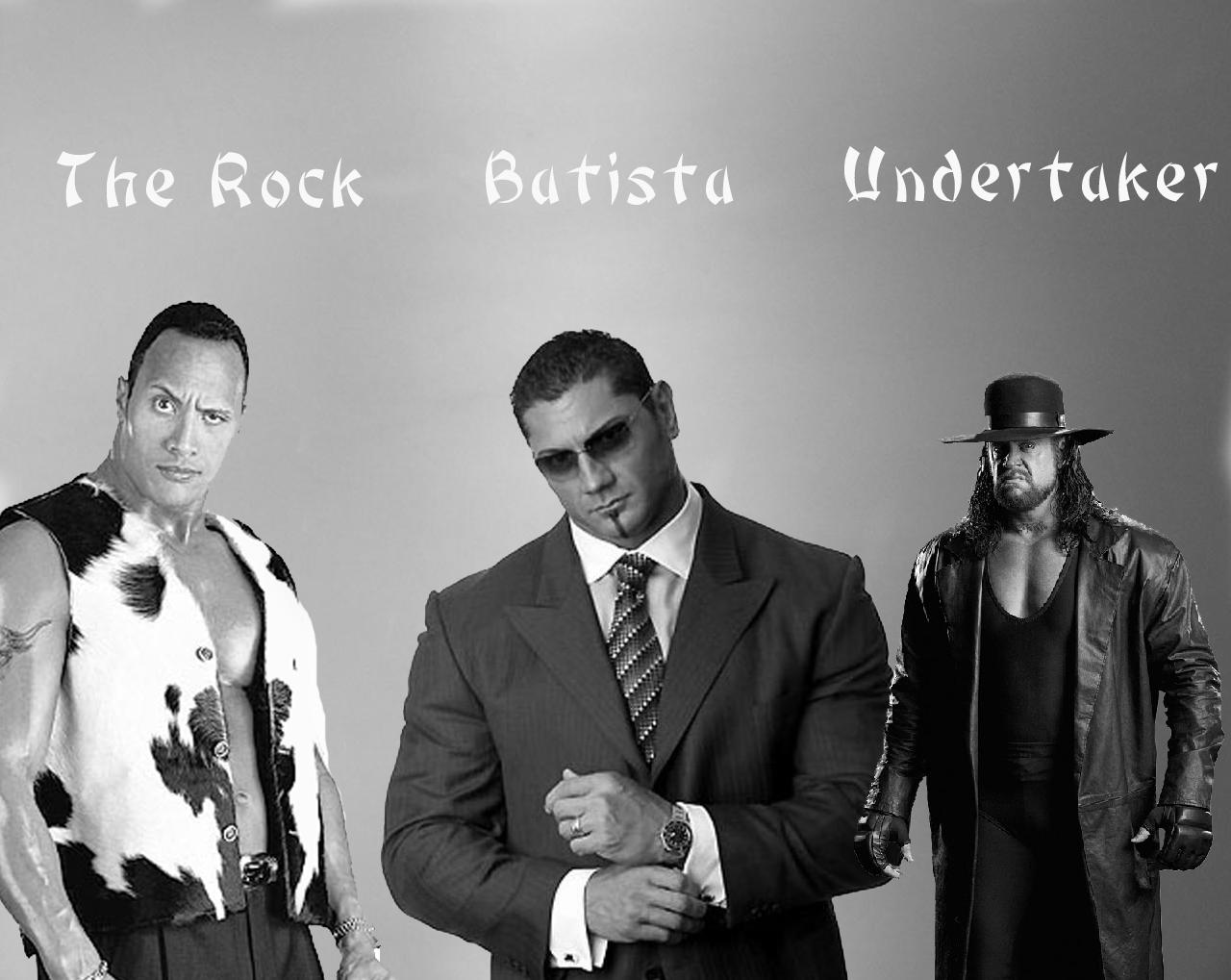 The Rock, Batista, Undertaker by hruskyL.JPG